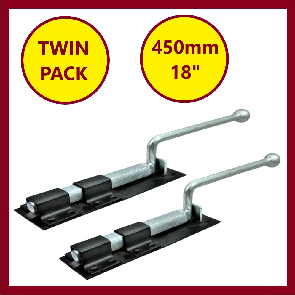 Centurion Monkey Tail Drop Down Bolts 450mm - Twin Pack, Black - Image 2