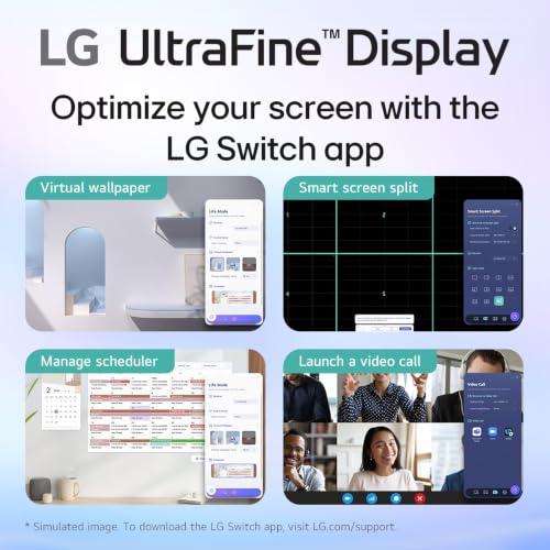 Image of LG 27 inch Computer Monitor, 4K UHD IPS Display with HDR10 and 90% DCI-P3 Color Gamut, 3-Side Virtually Borderless Design, Anti-Glare, Reader Mode, Flicker Safe, and Tilt Adjustable Stand - White