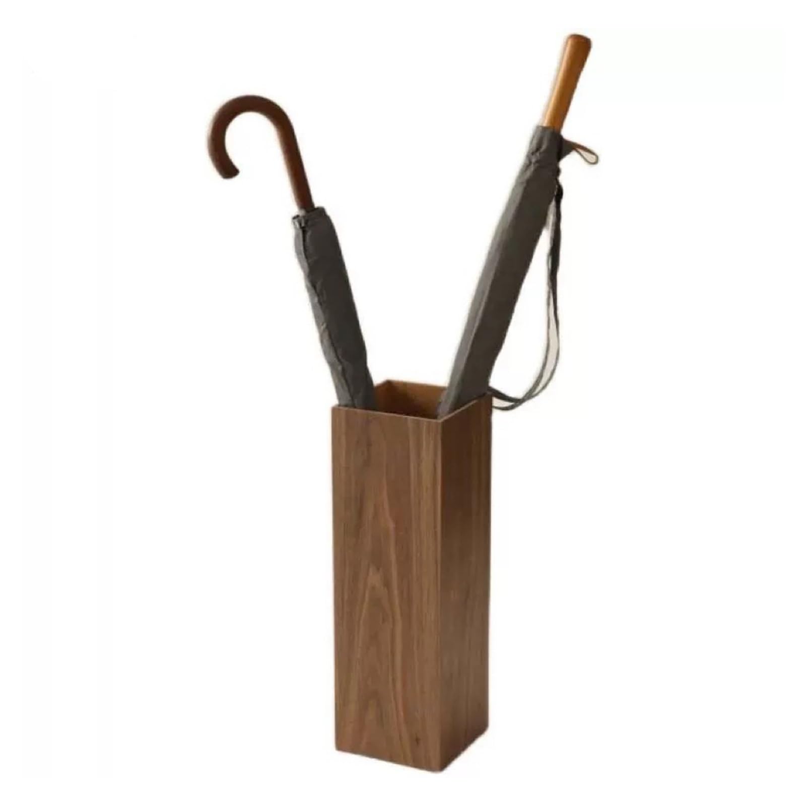 Porte-parapluie autonome avec plateau d'égouttement amovible – Élégant nizer d'entrée pour cannes de marche, cannes et accessoires – Design compact