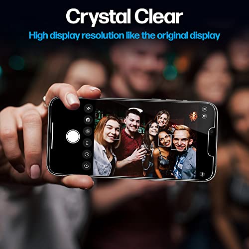 Image of Power Theory Screen Protector for iPhone 13 Pro Max [2 Pack] with Easy Install Kit [Premium Tempered Glass]