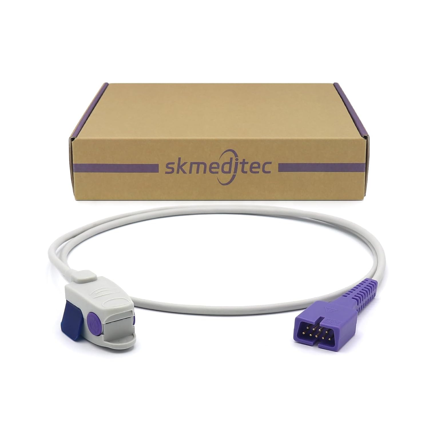 Sino-k Compatible Nellcor Animal Oreja Lengüeta Clip Veterinaria Spo2 Sensor 9 Pines Conector FDA/CE Aprobado