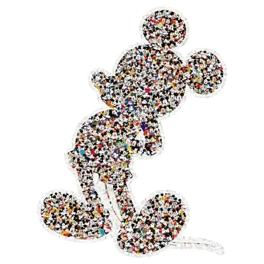 Ravensburger Disney Mickey Mouse Shaped 945 Piece Jigsaw Puzzle for Adults - 16099 - Every Piece is Unique, Softclick Technology Means Pieces Fit Together Perfectly
