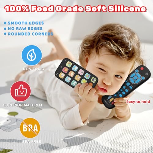Ikoiho DM008, DM009 Baby Remote Control Toy Phone, Realistic Kids Phone Toy Remote thumb #3