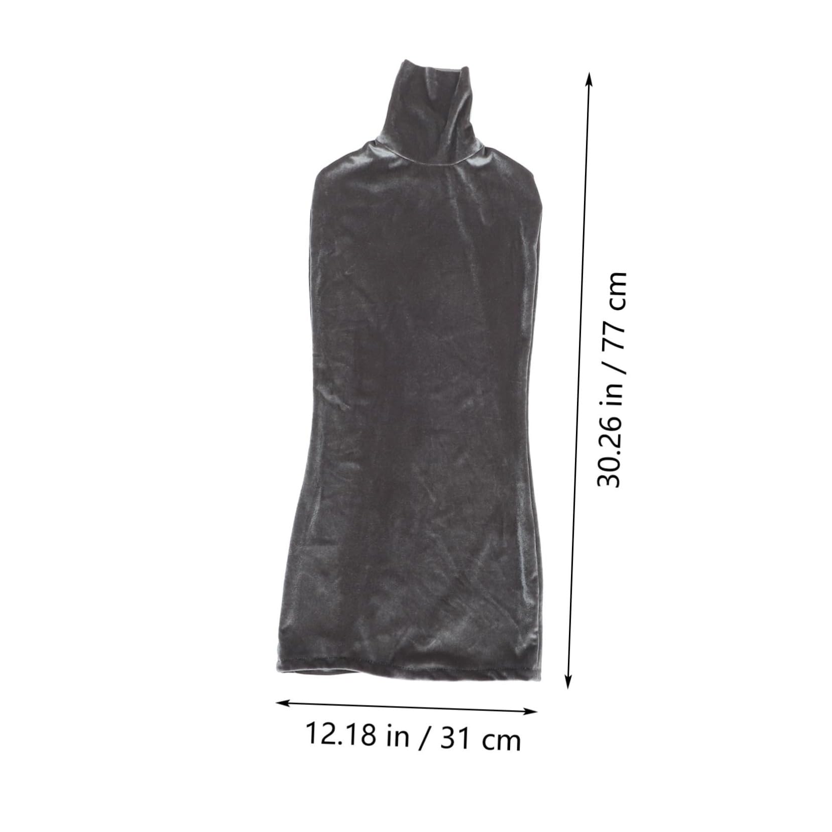 PRETYZOOM Mannequin Upper Body Model Fabric Cover Mannequin Overlay Cover Prop Dressmaker Velvet Full Body