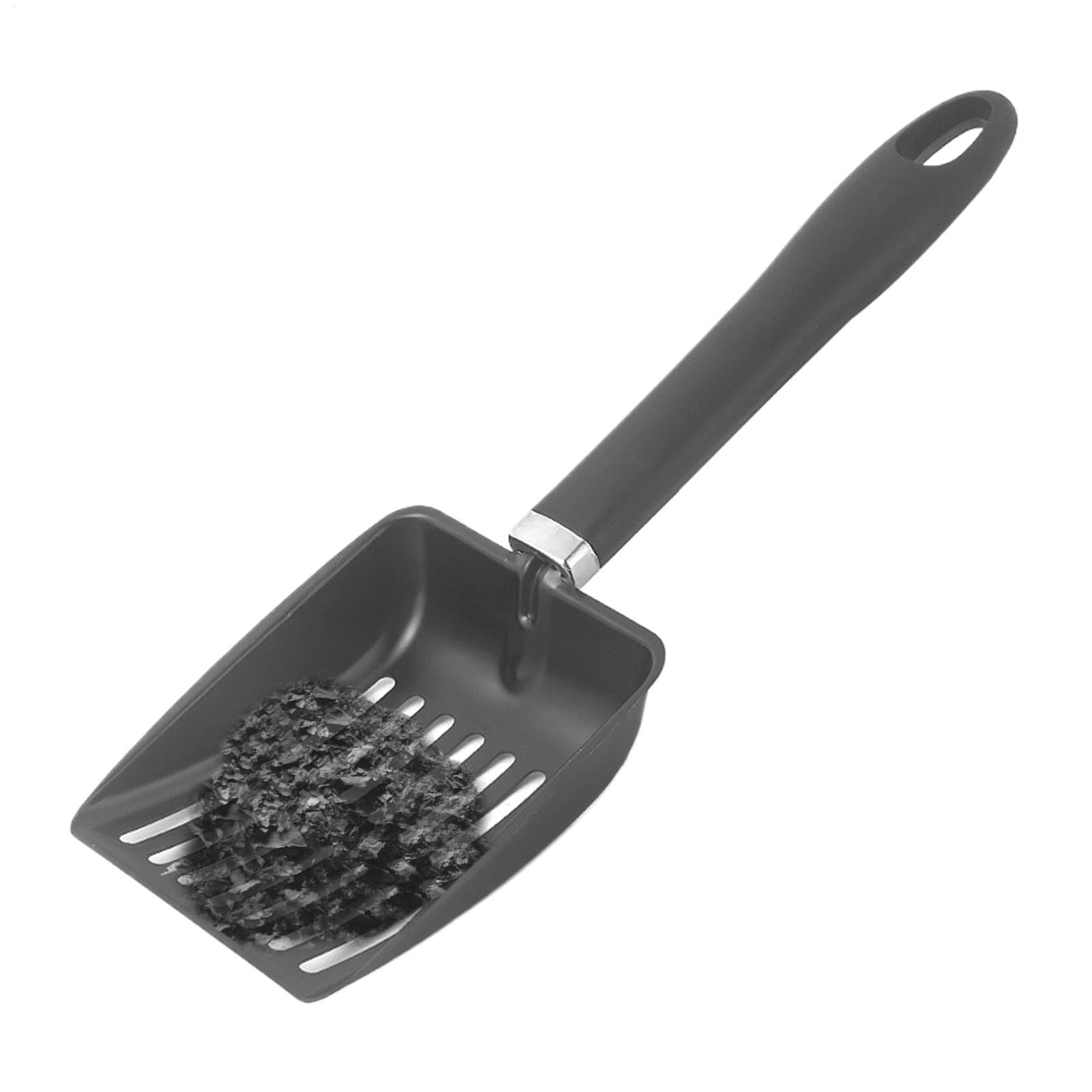 Pusta ?opata kominkowa, metalowa ?opatka w?glowa, 32,5 x 10,7 cm, autentyczna szufelka do czyszczenia, odporna rdz?, narz?dzie do paleniska ze stali nierdzewnej do u?ytku wewn?trz i zewn?trz