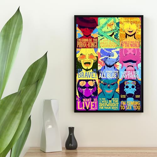 Image of Postlate A4 Poster with Frame - Printed Wall Art Poster for Living Room, Bedroom & Office Decoration (Design 3)