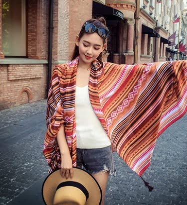 Bandana femmes écharpes coton imprimé grand hijab et châle long