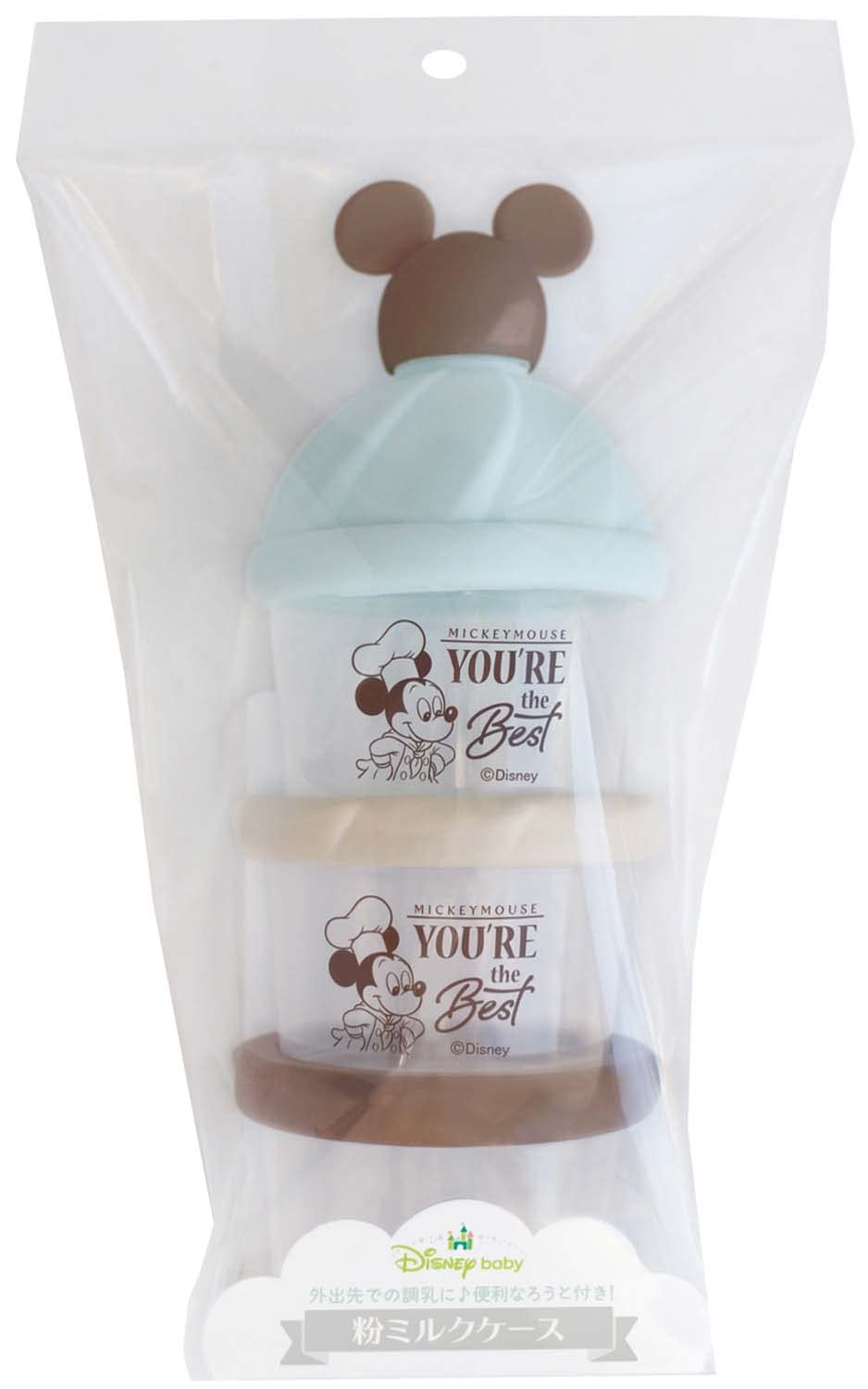 Amazon.co.jp: 錦化成 粉ミルクケース ミッキーマウス ミント : ベビー