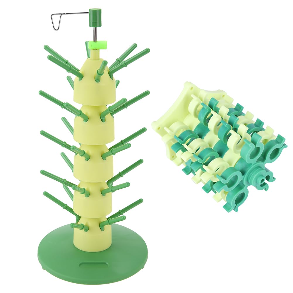 Estante de Torre para bobinas de Costura, práctico y Hermoso Almacenamiento de bobinas para entusiastas de la Costura