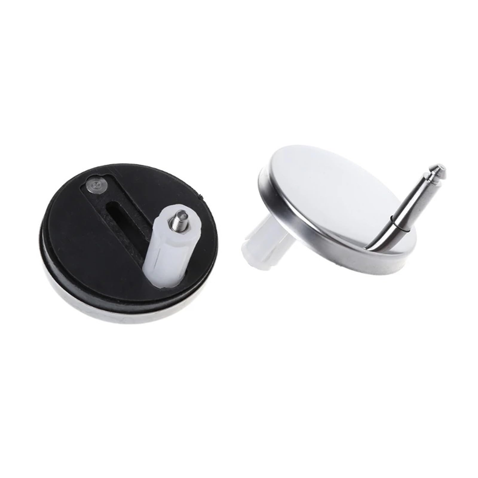 oavhvchg 2pcs Toilet Seat Hinges Soft Release Quick Fit Replacement Universal Stainless Steel Toilet Seats Top Fix Hinge