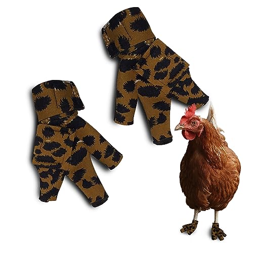 Birdy Bootie Chicken Shoes for Injured Feet &ndash; Protective Neoprene Footwear for Chicken, Open-Toe...