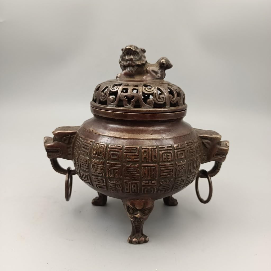 Incensiere a Cascata Collezione di ornamenti Decorazione artigianale for la casa Bruciatore di incenso in rame antico Bruciatore di incenso for meditazione yoga Brucia Incenso In Ceramica