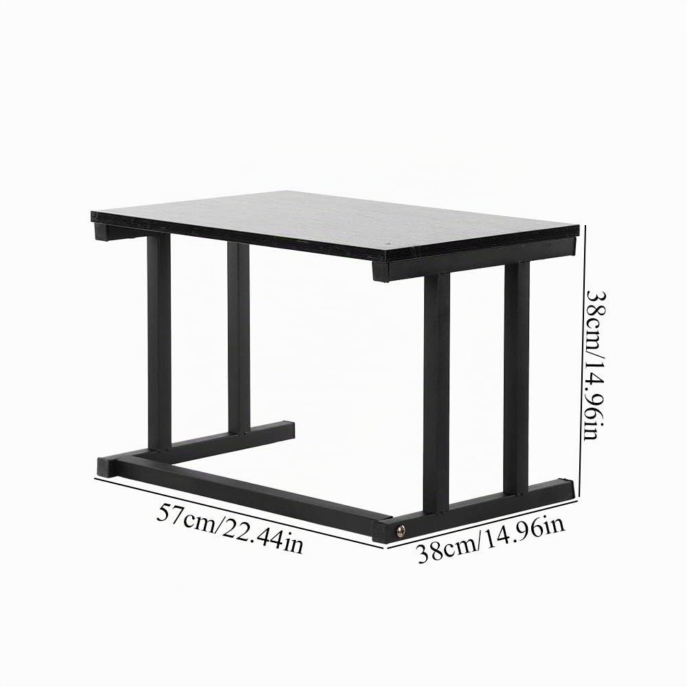 Dioche Scaffale per Forno a Microonde, Vernice in Ferro Inossidabile + Truciolato Ecologico, Tostapane Scaffale Forniture da Cucina della Griglia del Forno Salvaspazio, 57 * 38 * 35cm(Nero)
