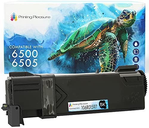 36 mesi di garanzia Toner Compatibile per Xerox Phaser 6500 6500DN 6500N WorkCentre 6505 6505DN 6505N - Nero, Alta Resa