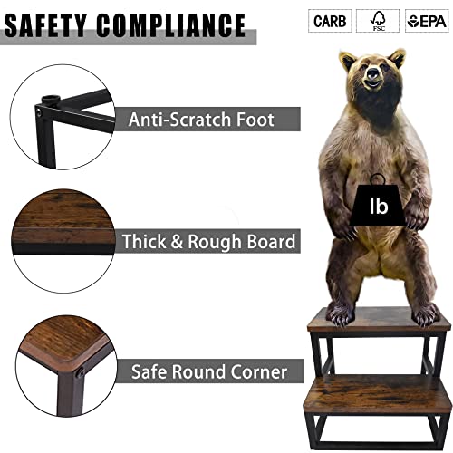 image for SZLHANJZ Step Stool, Multi Purpose Step Stools for Kids Adults, Round 