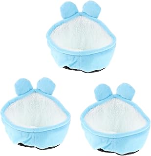 NOLITOY 3 Pçs Hamster Ninho De Algodão Casa Quente Pet Dormir Cama Gaiola Hamster Cama Hamster Inverno Quente Gaiola Gaiolas Para Pequenos Animais Hamster Escondendo Ninho Ninho De