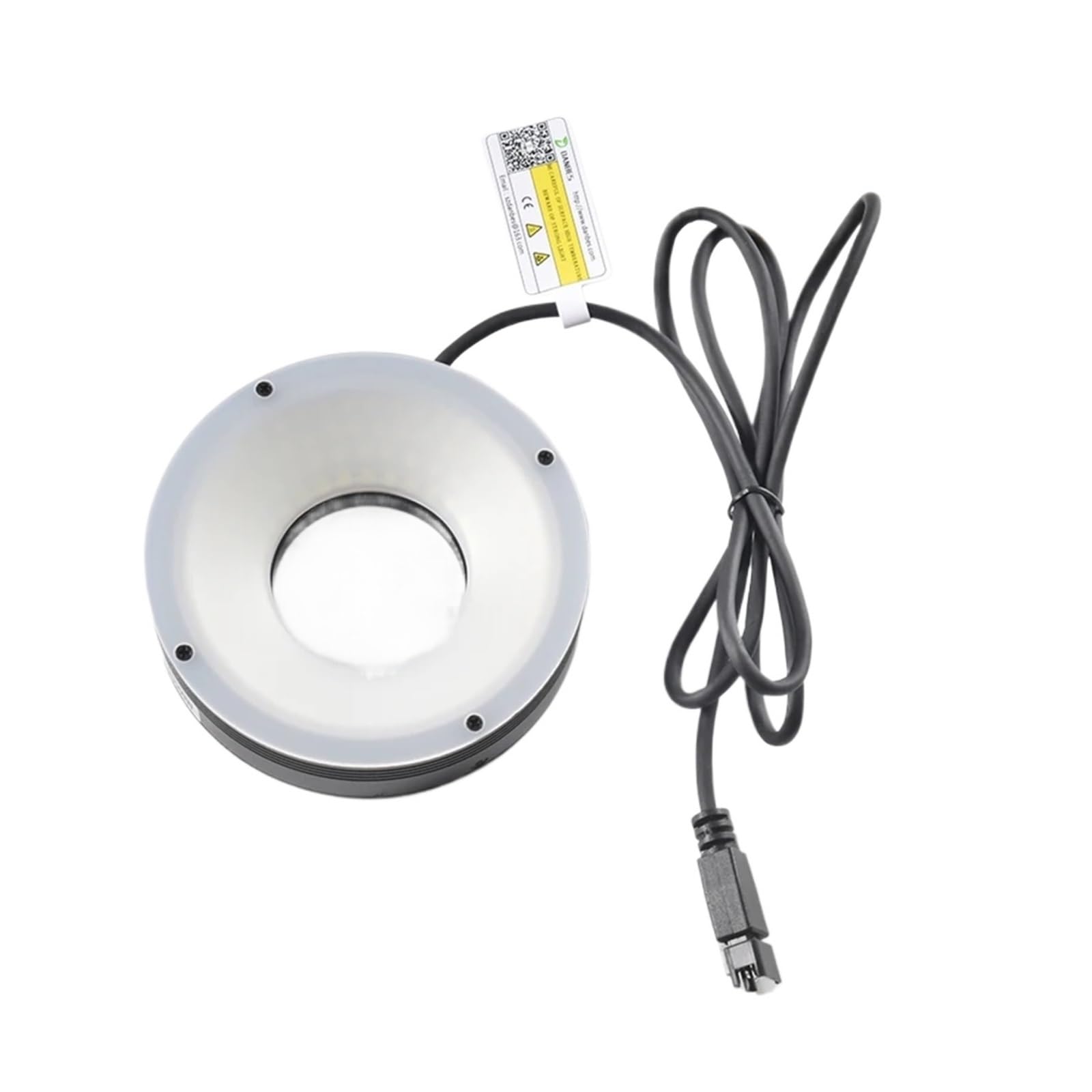 Oświetlenie tokarki, Lampa pierścieniowa 12V LED z systemem wizyjnym. Wysoka jednorodność Przemysłowa lampa inspekcyjna. Lampka identyfikacyjna(Blauw)