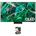 SAMSUNG QN77S95CA 77 inch HDR Quantum Dot OLED Smart TV Bundle with 2 YR CPS Enhanced Protection Pack (2023 Model)