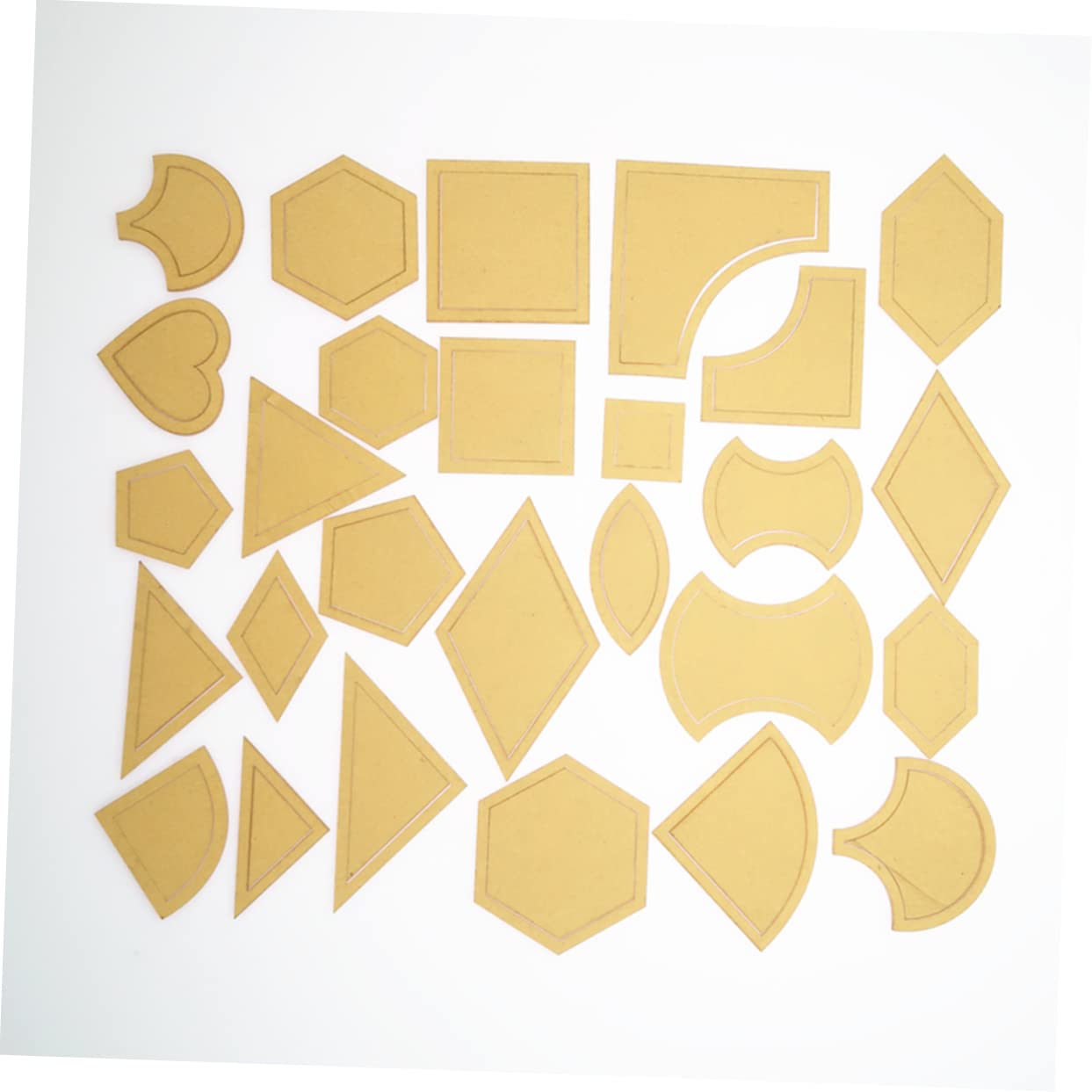 Ciieeo 81piezas Plantilla De Acolchado Transparente Para Manualidades Herramienta De Costura y Patchwork Accesorios Profesionales Para Bordado y Pintura