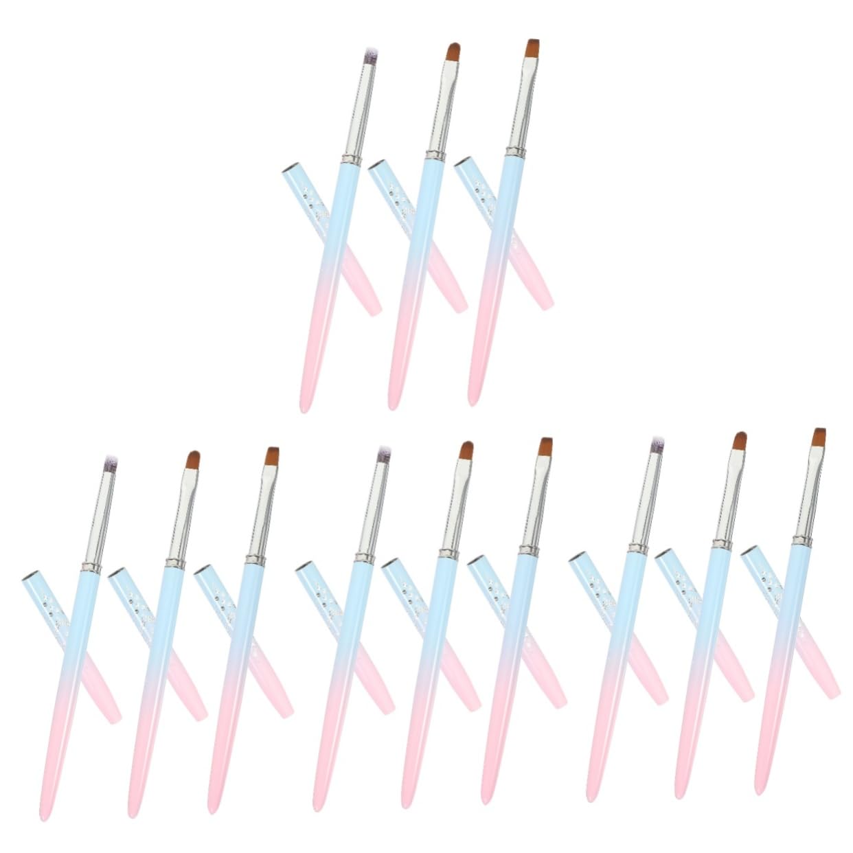 FOMIYES Kit Di 4 Strumenti Per Nail Art Set Di Pennelli Per Nail Art Penna Per Nail Art Strumenti Per Manicure Per Nail Art Salone Di Bellezza Casa 3 Pezzi * 4