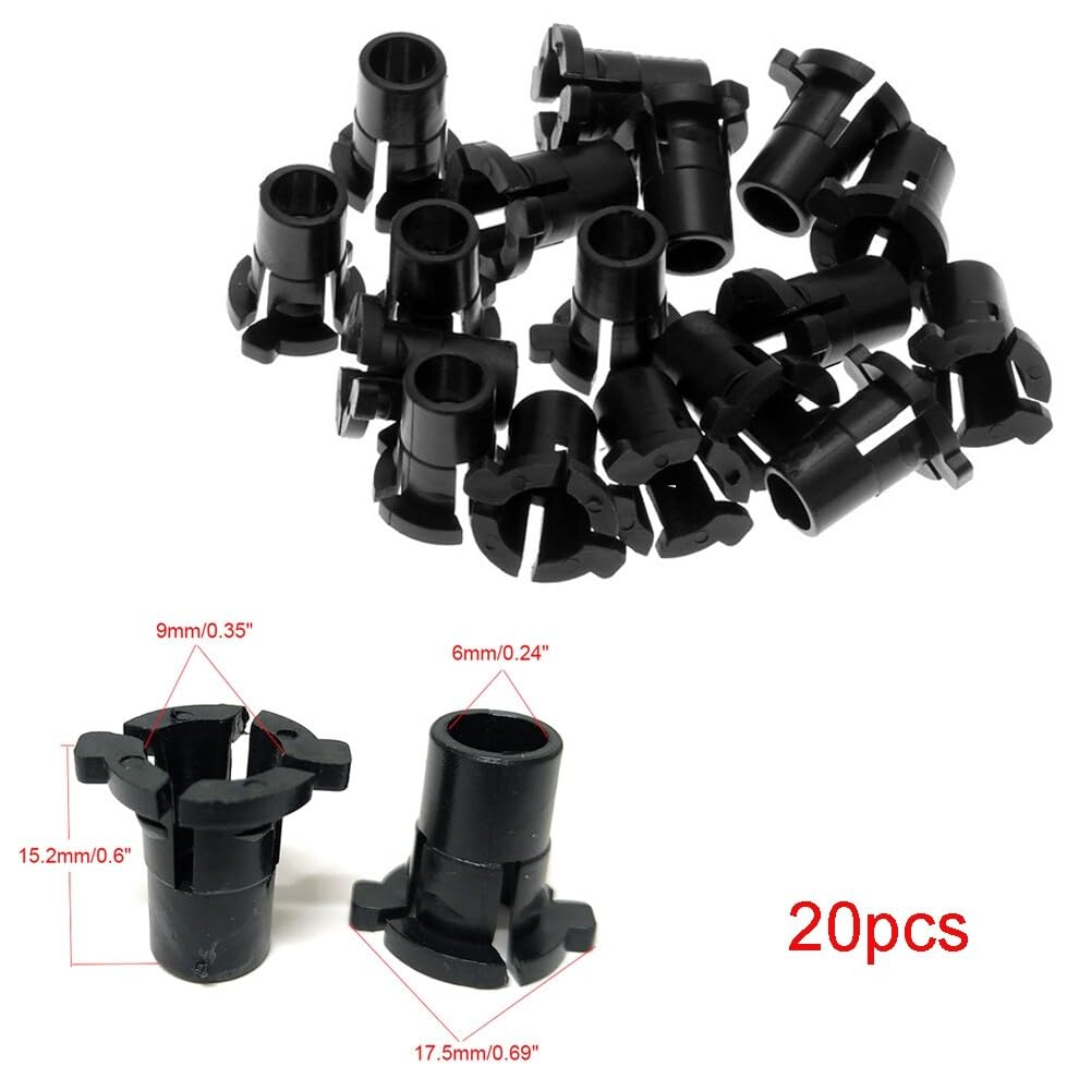 Einstellschraube Scheinwerfer Kugelschraube, 63121378369 Scheinwerfer-Einstellschraube Schließende Einstellschraube Hauptscheinwerfer Clips Gelenkbuchse kompatibel für E30 E32 E34