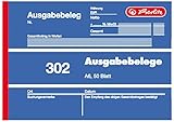 Herlitz ausgabebeleg A6, 50 Blatt, 1 Stück, X-20