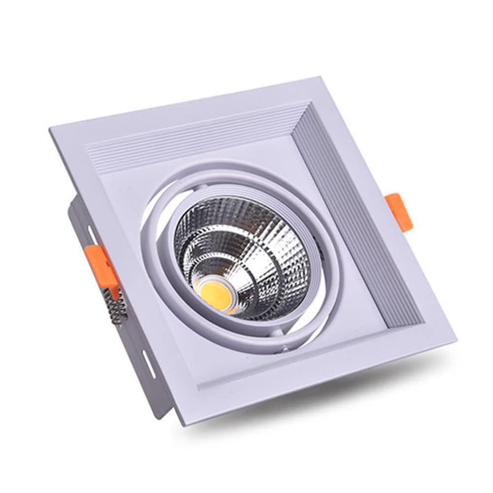 Oprawy typu downlight do sufitu kwadratowe reflektory LED LED typu Downlight Mini lampa sufitowa 7W12W15W20W gałka oczna reflektor oświetlenie wewnętrzne
