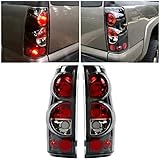 HECASA Tail Lights Pair Compatible with 1999-2006 Chevy Silverado / 1999-2003 GMC Sierra Clear Lens...