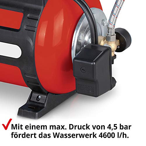 HECHT Hauswasserwerk (Brandneu) – 1100 Watt – Wasserpumpe – max. 8 m selbstansaugend – max....
