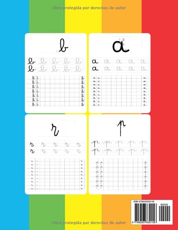 Miniatura 2 de Book de escritura cursiva con páginas para colorear de niños Elige el libro de las escrituras y ayuda a tus hijos a aprender muy facilmente, 100