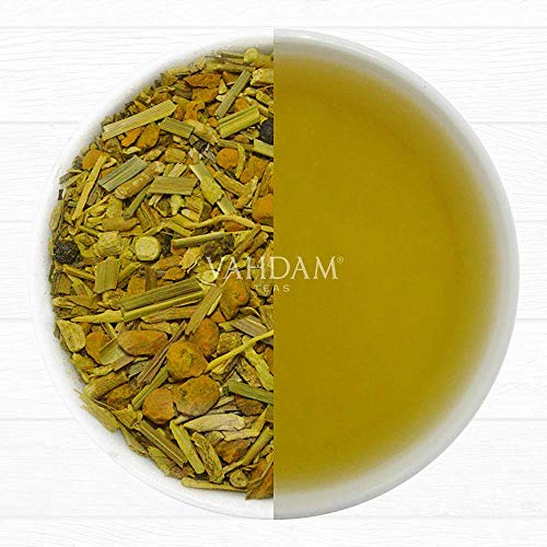 Vahdam, Turmeric Ginger Herbal Tisane (7Oz, 100+ Cups) & Turmeric Ashwagandha Herbal Tisane (7Oz, 100+ Cups)- Wellness Detox Tea- Herbal Tea Bags | Anti-Inflammatory, Eases Pain, Betters Immunity #TOP5
