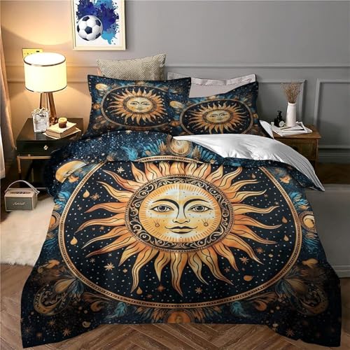 Housse de couette divinité solaire 3D en microfibre résistante haute densité - 6