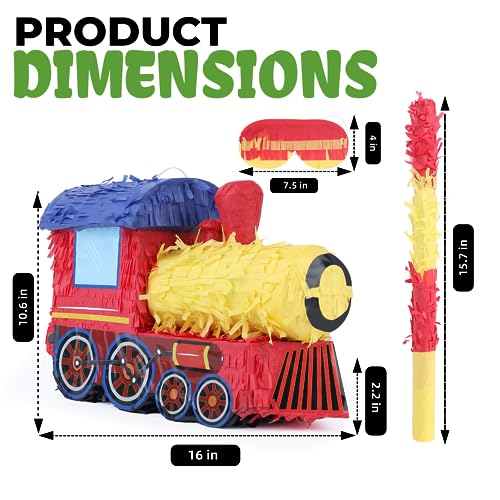 Birchio PIT-TH 3D Train Pinata Bundle thumb #1
