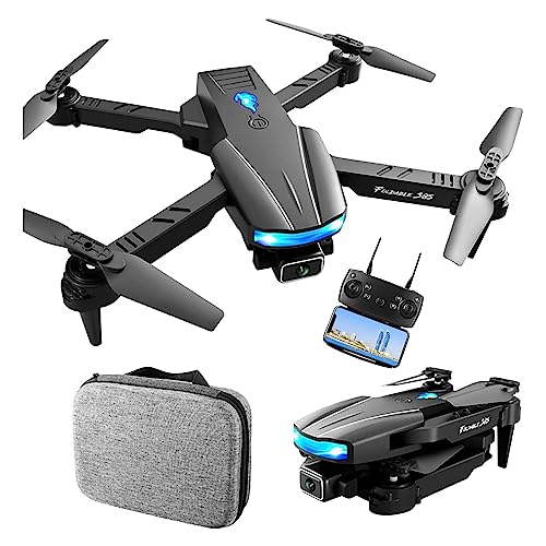 4K E88 Pro drone met 4K HD-camera voor volwassenen en kinderen, FPV live video RC quadcopter voor beginners, opvouwbare RC quadcopter helikopter kinderspeelgoed, 2 batterijen en draagtas