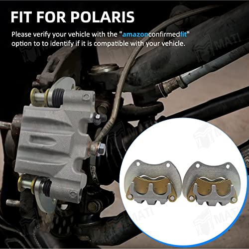 Image of M MATI Rear Left Right Brake Calipers for Polaris RZR 1000 XP /XP 4 High Lifter RS1 Ranger 900 Crew 2014 1912035 1912141 1912142