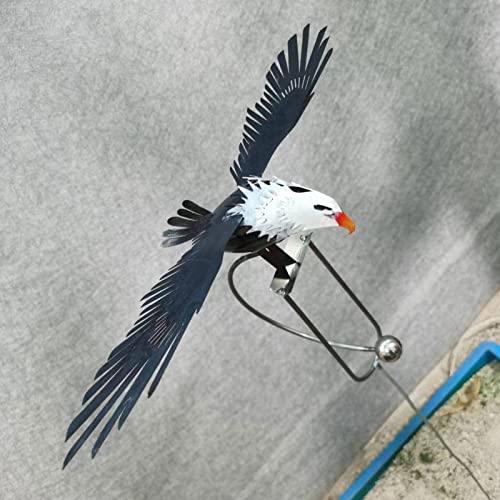 3D Metal Windmill Outdoor Owl Wind Spinner Whirligig Yard Wind Yard Patio Garden Decoration Catchers #TOP2