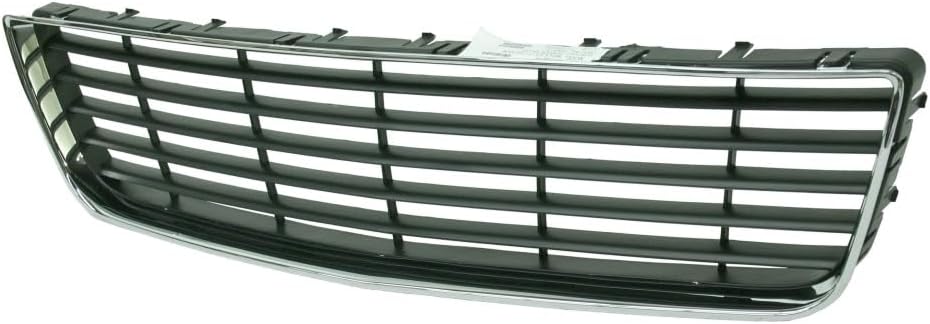 KarParts360 For Chevy Impala 2006 07 08 09 10 2011 Bumper Grille | Front | Made of Plastic | Chrome Shell | With Dark Gray Insert | Replacement For GM1036106 | 10333711