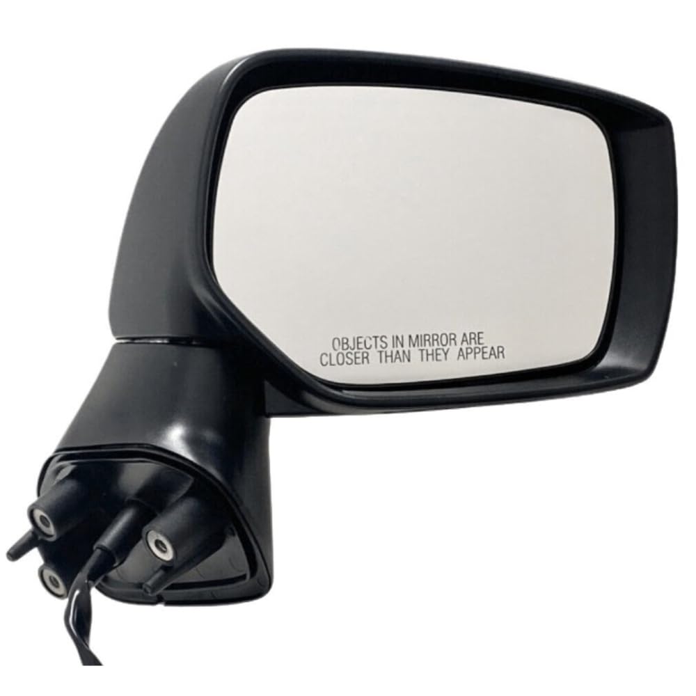 DATUIHAN Front Right Passenger Side Black Unpainted Power Manual Fold Door Mirror Heated with for Subaru for Legacy Base/Limited 2015 & 2.5i Sport 2017 for Outback Base/Limited 2015
