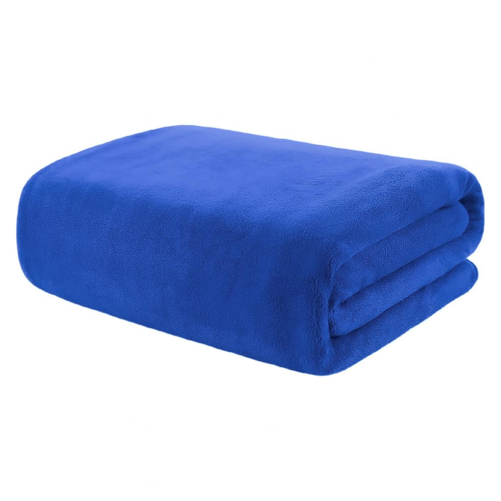 Microfiber Towel 70 x 140 cm Bath Towel Microfiber Soft, Durable and Light Weight (Blue)