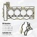X AUTOHAUX Cylinder Head Gasket 11127595138 for 1.6L L4 Engines Top End Gasket for Mini Cooper