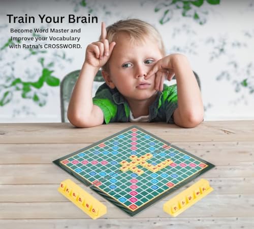 Image of BKDT Marketing Crossword English Word Puzzle Game for Kids - Vocabulary Builder for Kids -Crossword