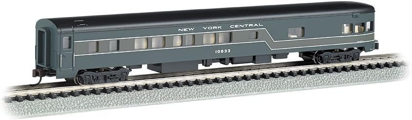 Bachmann Industries Smooth Side New York Central N-Scale Observation Car, 85'