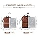 Kah&Kee Leather Backpack for Women and Men 15-inch Laptop Bag | Teacher Professional, Diaper Bag Backpack, Ideal for Work, School, Nurse, College & Travel (Brown, Medium)