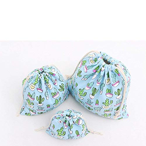 Amoyie - Lot de 3 Sac Organiseurs de Bagage, Petit Sacs Rangement, Tissu Pochettes pour Enfants Petit Objet, Voyage Accessoires, Cosmétiques Chaussettes – vue 4