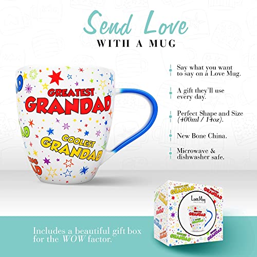 Love Mug: Taza para abuelo, taza de café para abuelo, regalos de Pascua para abuelo, taza de té para abuelo, regalos de… - Imagen 8