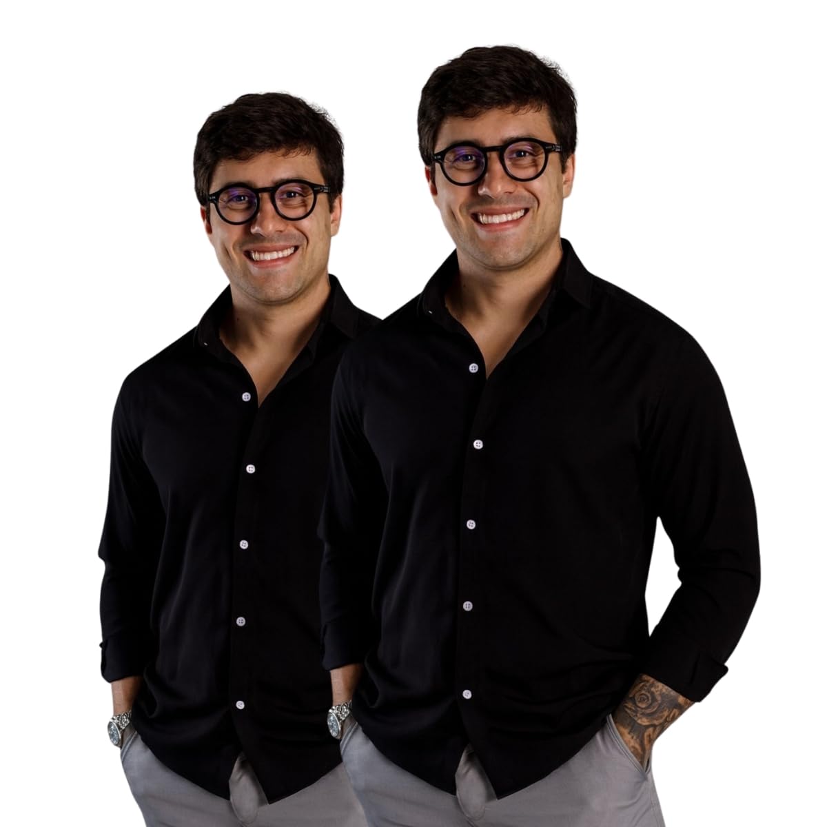 Kit 2 Camisas Sociais Masculinas, Manga Longa, Slim Fit, Tecido Premium, para Trabalho e Casual em promoção! Veja a oferta e mais achadinhos de Camisas 8 Hoje é o melhor dia para comprar Kit 2 Camisas Sociais Masculinas, Manga Longa, Slim Fit, Tecido Premium, para Trabalho e Casual com aquele preço maroto! Promoção! Aproveite a oferta! 8