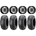 Bundle-9-Items-Valor-V01-14-Wheels-Black-30-Ultracross-Tires-4x156-Bolt-Pattern-38x24-Lug-Kit