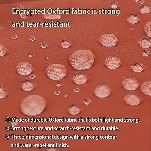 Waterproof 2-Way Commuter Bag, Large Capacity Oxford Convertible Shoulder/Crossbody Bag, Anti-Theft Travel Tote 5