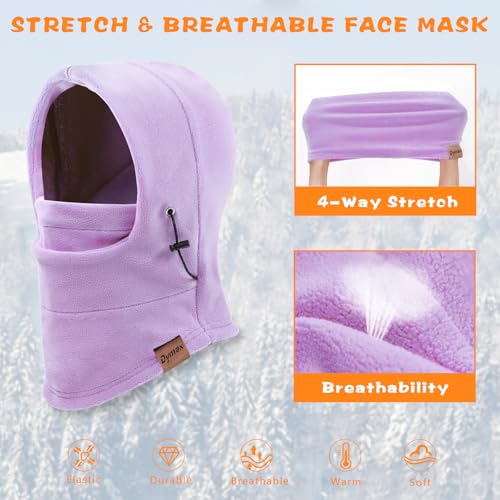 Kids Balaclava Windproof Ski Mask Hood Face Mask Neck Warmer for Cold Weather, Winter Hat for Boys Girls2