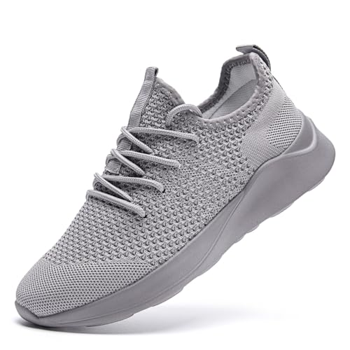 Image of DLWKIPV Running Shoes for Men Slip on Tennis Walking Sneakers Lightweight Non Slip Workout Gym Sports Volleyball Shoes Outdoor Athletic Casual Fashion Breathable Trainers